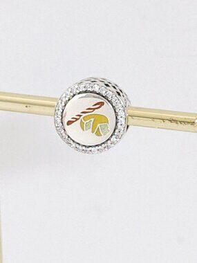 Pandora French Bread & Cheese France Exclusive Bead Charm Sterling Silver